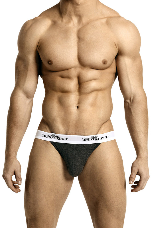 Big Roger Grey Low-rise Jockstrap