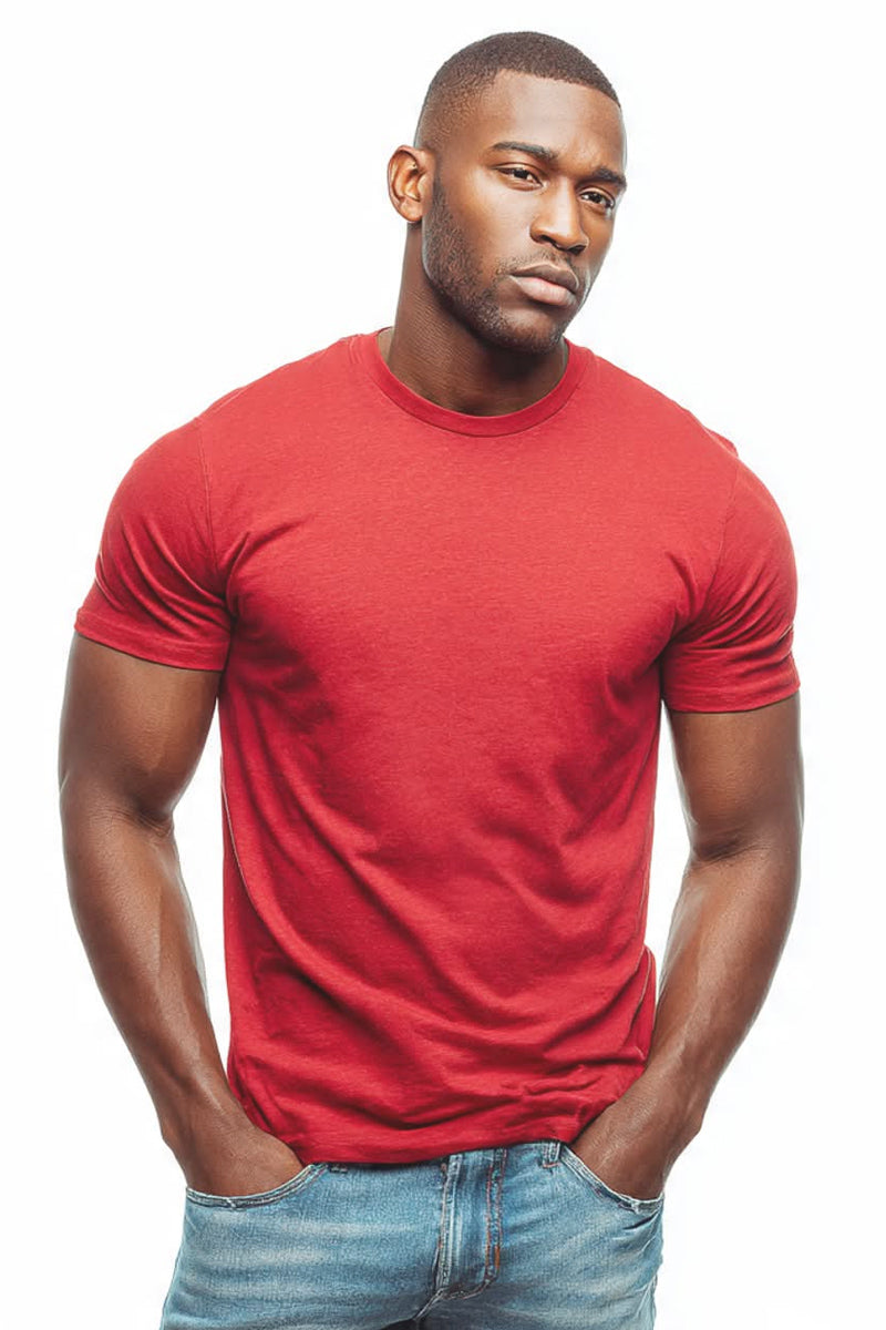 Red Athletic Tri-blend Barefront