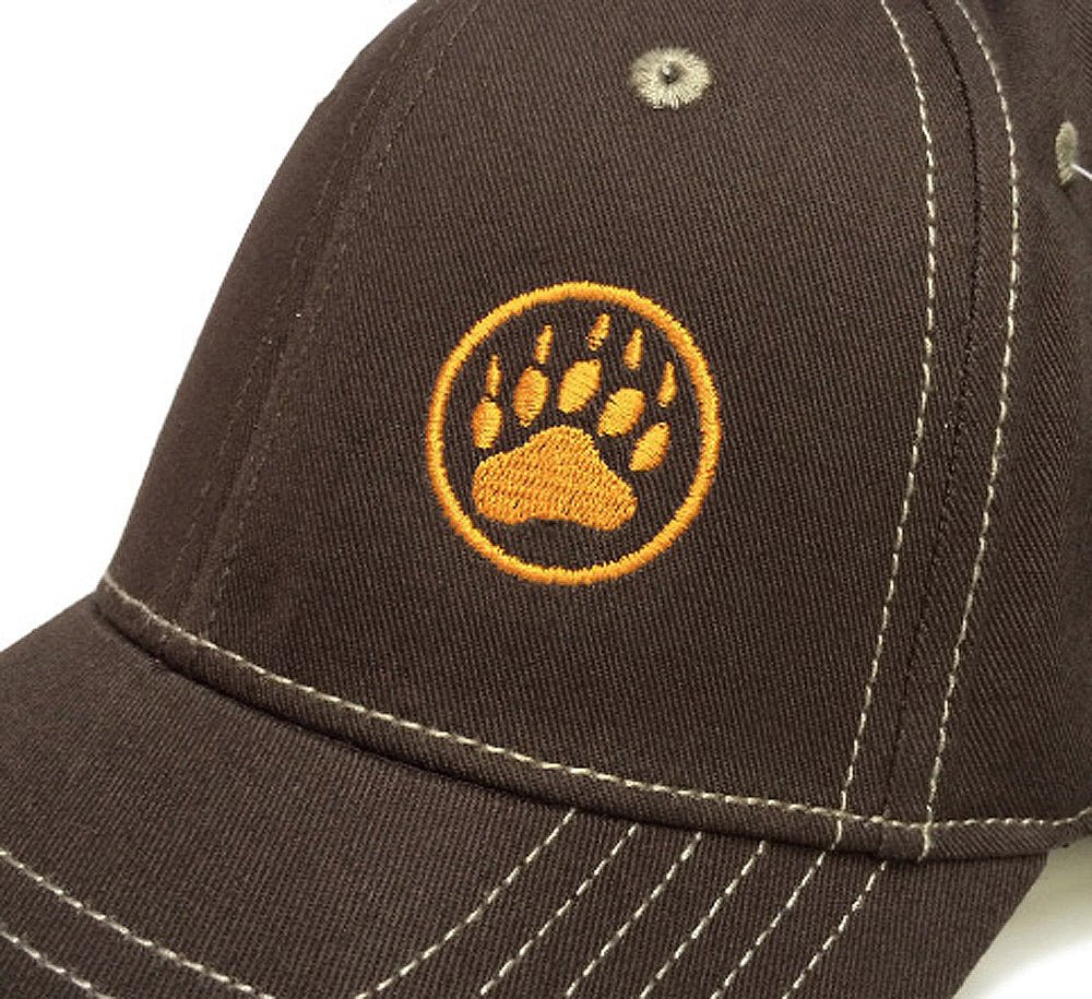 Bear Paw Logo Cap - Brown - Ajaxx63