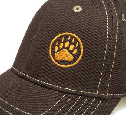 Bear Paw Logo Cap - Brown - Ajaxx63