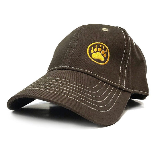 Bear Paw Logo Cap - Brown - Ajaxx63