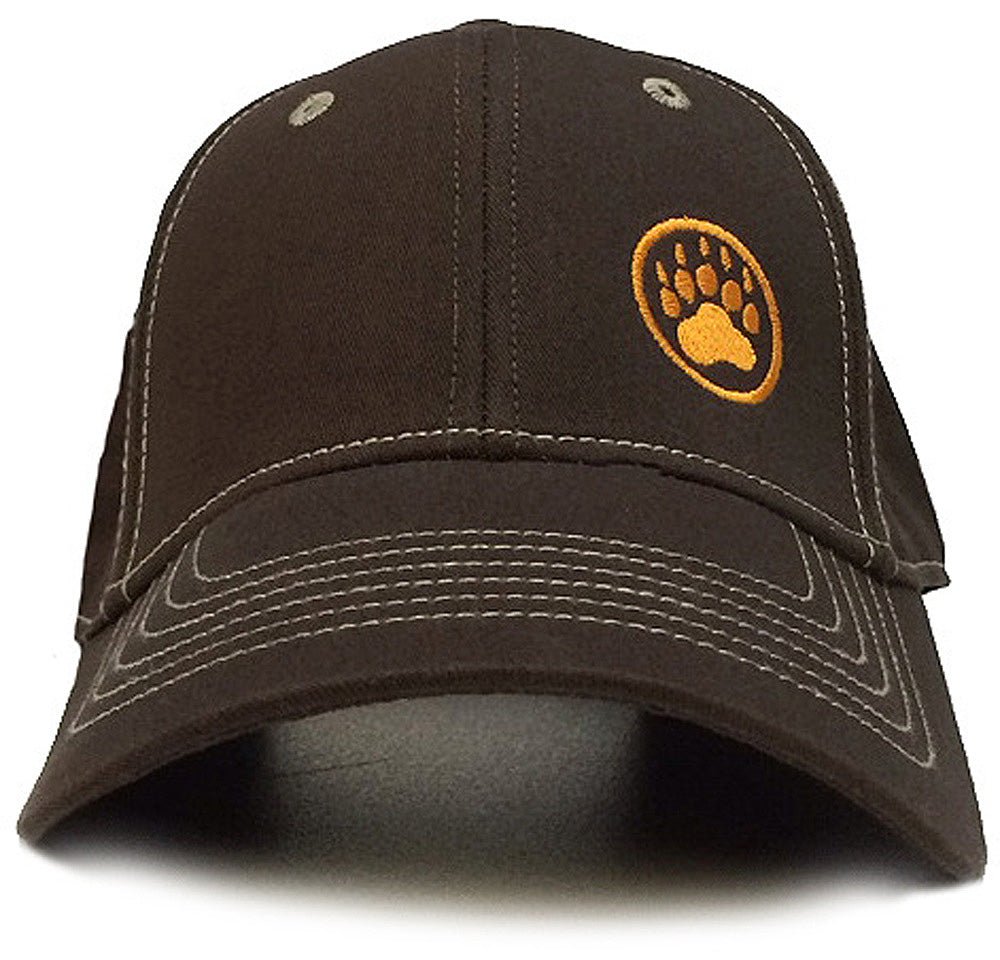 Bear Paw Logo Cap - Brown - Ajaxx63