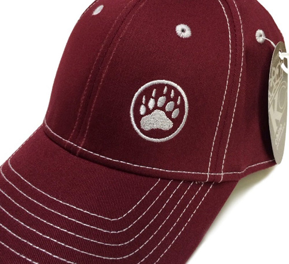 Bear Paw Logo Cap - Maroon - Ajaxx63