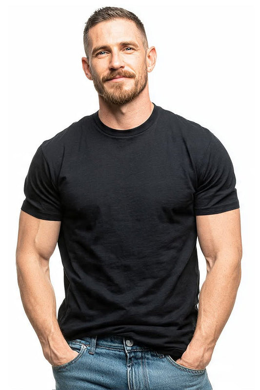 Black Athletic Tri - blend Barefront - Ajaxx63