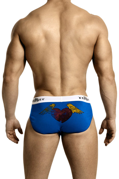 Men's Low - Rise Sport Brief - Blue - Big Roger - Ajaxx63