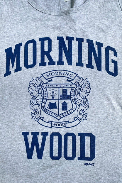 Morning Wood Graphic Tank Top - Heather - Ajaxx63 - Ajaxx63